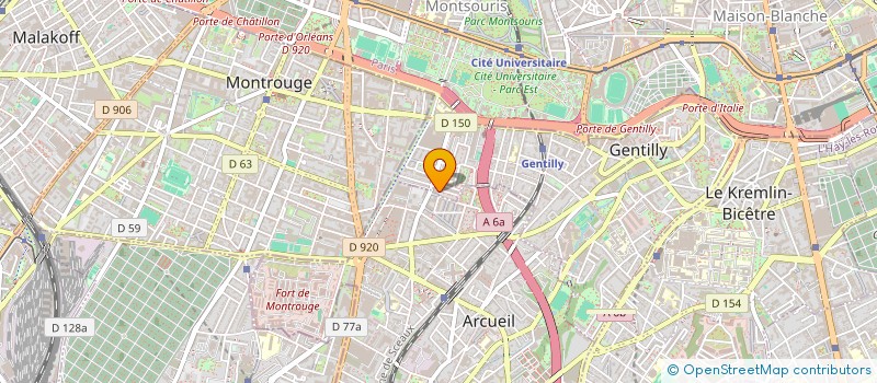 localisation de l'entreprise CPTS ARCUEIL GENTILLY  ARCUEIL