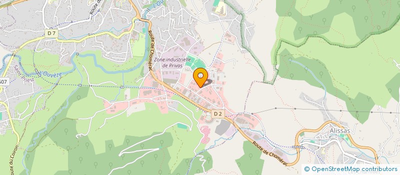 localisation de l'entreprise CPTS CENTRE ARDECHE  PRIVAS