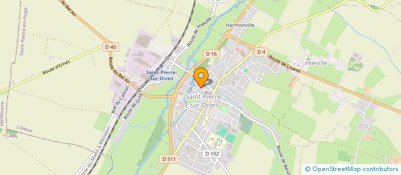 localisation de l'entreprise CPTS COEUR DE NORMANDIE  SAINT-PIERRE-EN-AUGE