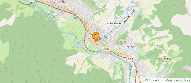 localisation de l'entreprise CPTS -COMMUNAUTE PROFESSIONNELLE TERRITORIALE DE SANTE -DU DIOIS à DIE