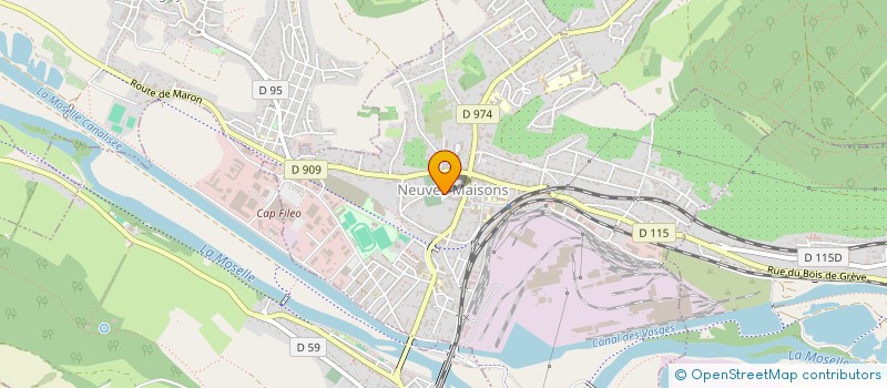 localisation de l'entreprise CPTS DE MOSELLE ET MADON (COMMUNAUTE PROFESSIONNELLE TERRITORIALE DE SANTE DE MOSELLE ET MADON)  NEUVES-MAISONS