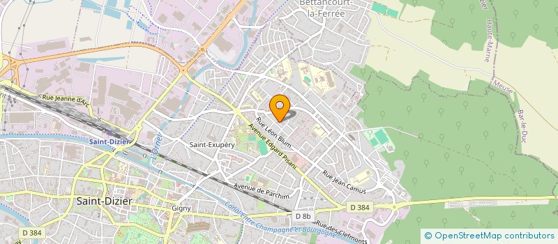 localisation de l'entreprise CPTS DE SAINT-DIZIER, DER ET BLAISE à SAINT-DIZIER