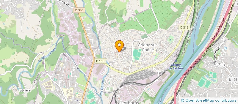 localisation de l'entreprise CPTS DES COTEAUX RHODANIENS à GRIGNY