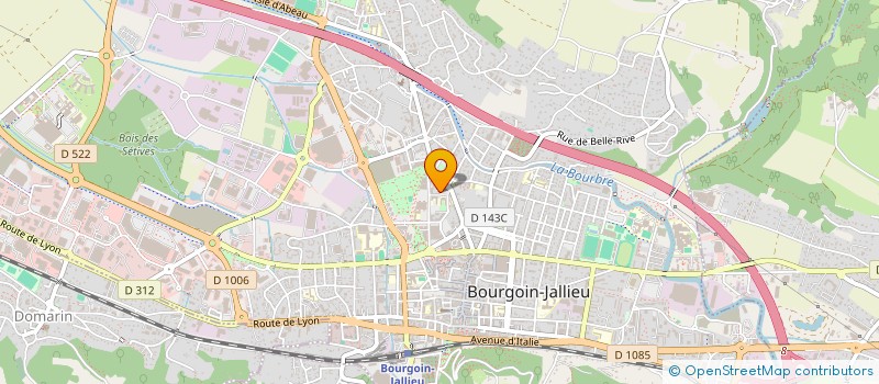 localisation de l'entreprise CPTS DES PAYS BERJALLIENS  BOURGOIN-JALLIEU