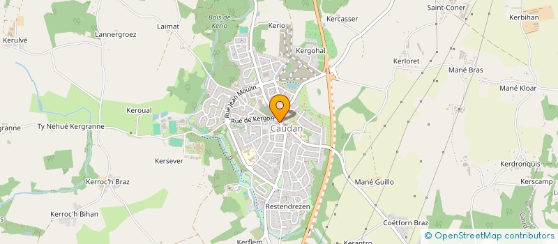 localisation de l'entreprise CPTS DOUAR MOR  CAUDAN