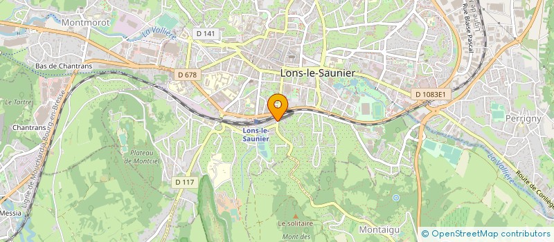 localisation de l'entreprise CPTS DU GRAND LONS à LONS-LE-SAUNIER