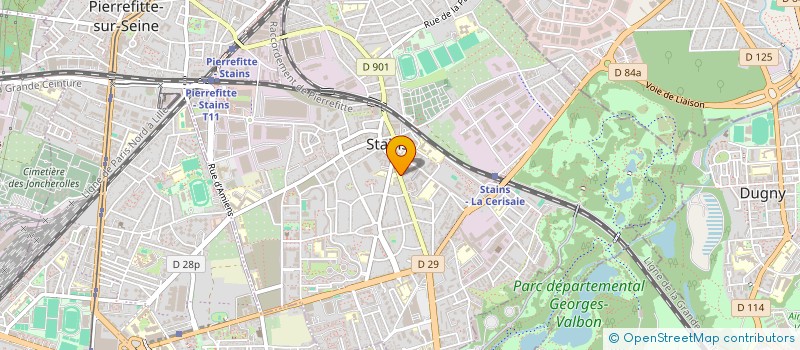localisation de l'entreprise CPTS DU NORD-OUEST 93 ( CPTS NO 93 ) à STAINS