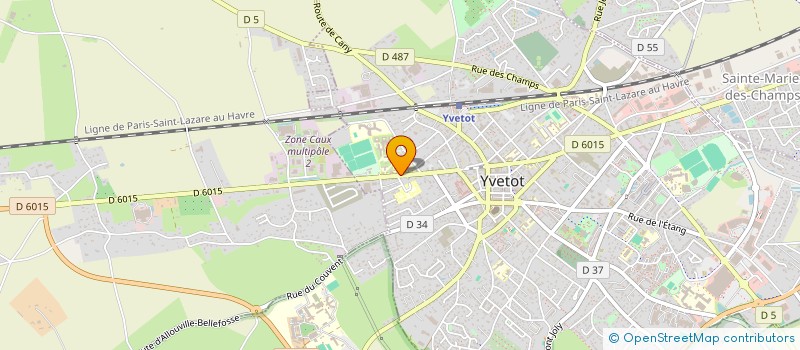 localisation de l'entreprise CPTS DU PAYS DE CAUX à YVETOT