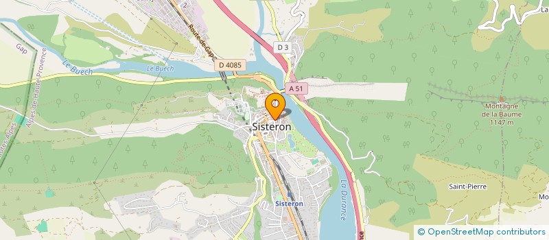 localisation de l'entreprise CPTS ENTRE PROVENCE ET DAUPHINE à SISTERON
