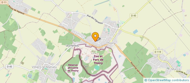 localisation de l'entreprise CPTS FORT D'YVELINES  THOIRY