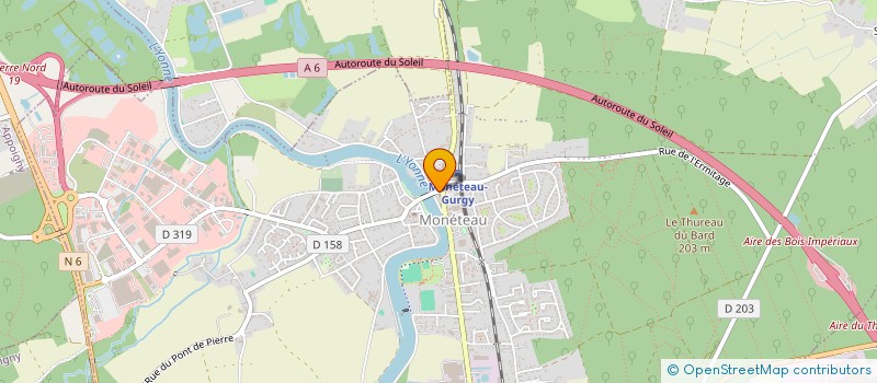 localisation de l'entreprise CPTS GRAND AUXERROIS ET ARMANCE à MONETEAU