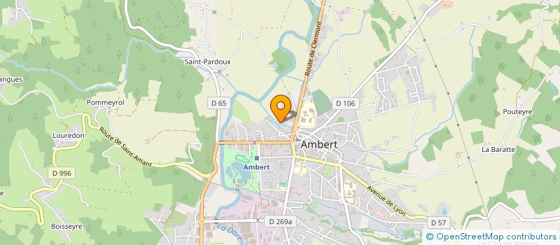 localisation de l'entreprise CPTS LIVRADOIS-FOREZ à AMBERT