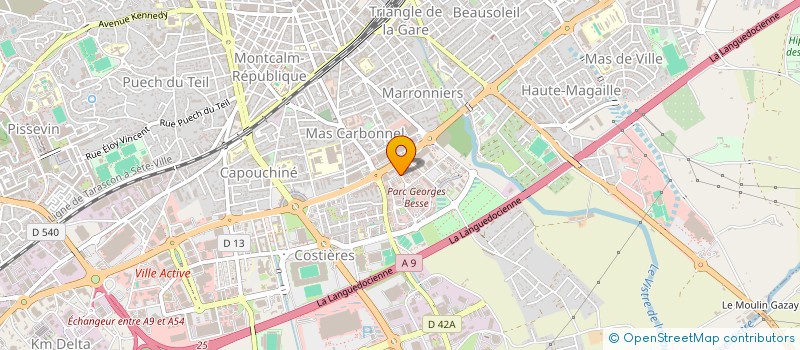 localisation de l'entreprise CPTS NEMAUSA  NIMES