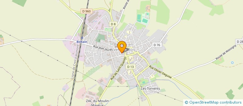 localisation de l'entreprise CPTS NORD-AISNE  BOHAIN-EN-VERMANDOIS