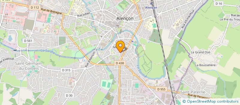 localisation de l'entreprise CPTS ORNE SARTHE à ALENCON