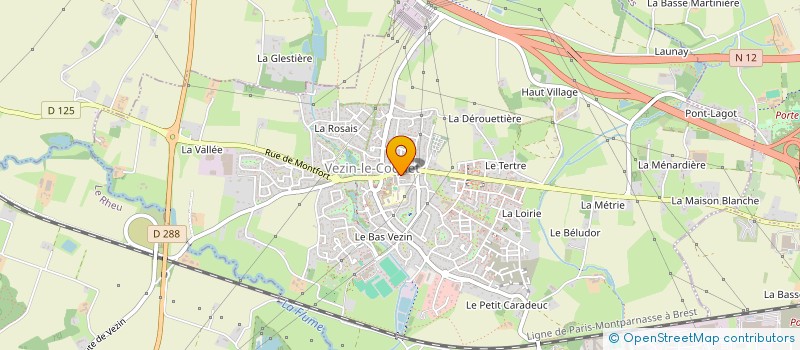 localisation de l'entreprise CPTS OUEST RENNES  VEZIN-LE-COQUET