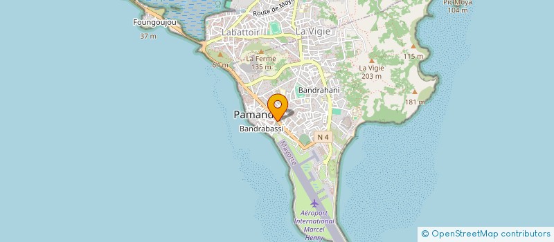 localisation de l'entreprise CPTS PETITE TERRE à PAMANDZI