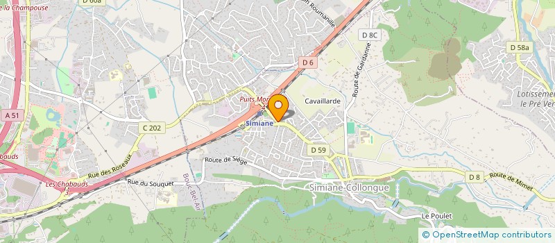 localisation de l'entreprise CPTS PROVENCE SANTE à SIMIANE-COLLONGUE