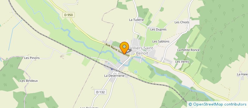 localisation de l'entreprise CPTS PUISAYE-FORTERRE  VILLIERS-SAINT-BENOIT