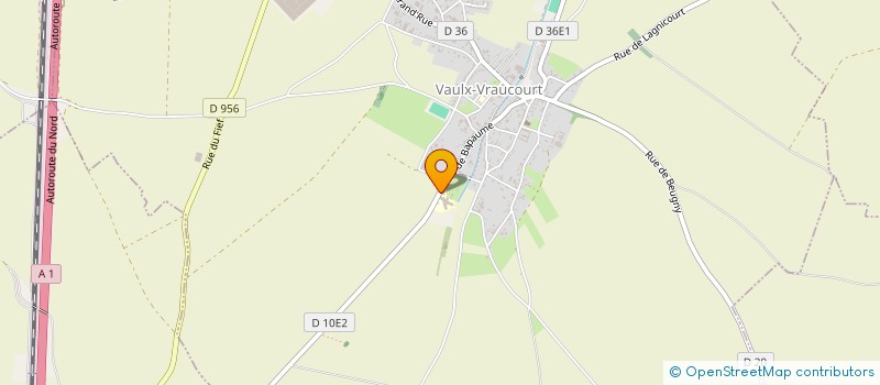 localisation de l'entreprise CPTS SUD ARTOIS  VAULX-VRAUCOURT