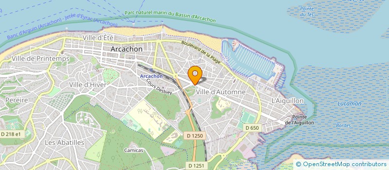 localisation de l'entreprise CPTS SUD BASSIN VAL DE L'EYRE  ARCACHON