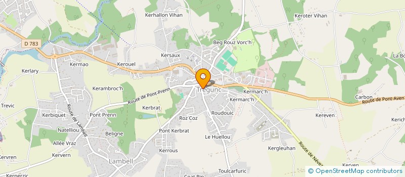 localisation de l'entreprise CPTS SUD CORNOUAILLE à TREGUNC