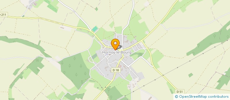 localisation de l'entreprise CPTS SUD-OUEST AMIENOIS  HORNOY-LE-BOURG