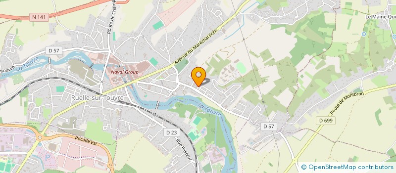 localisation de l'entreprise CPTS TERRES DE TOUVRE à RUELLE-SUR-TOUVRE