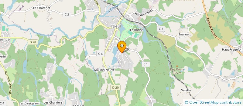 localisation de l'entreprise CPTS VAL DE GLANE à NIEUL