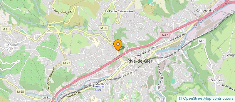 localisation de l'entreprise CPTS VALLEE DU GIER  RIVE-DE-GIER