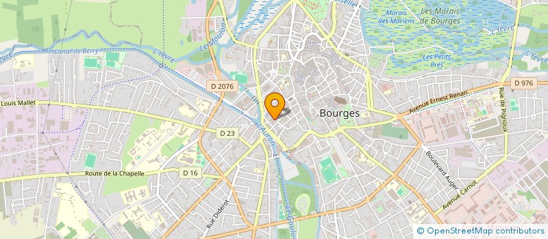 localisation de l'entreprise CPU SARL à BOURGES