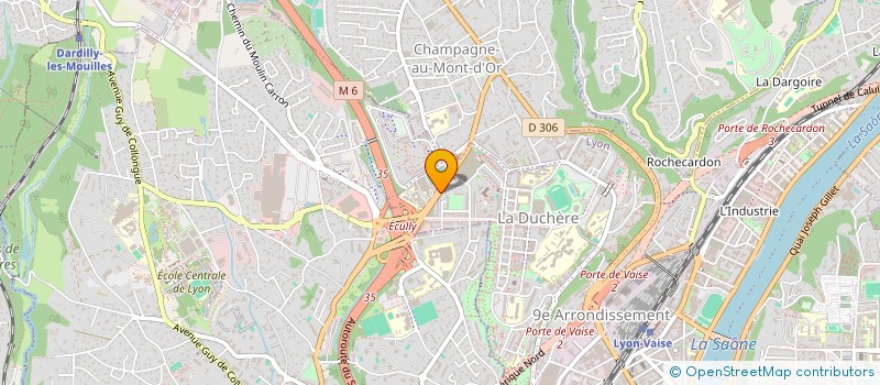 localisation de l'entreprise CPV  LYON