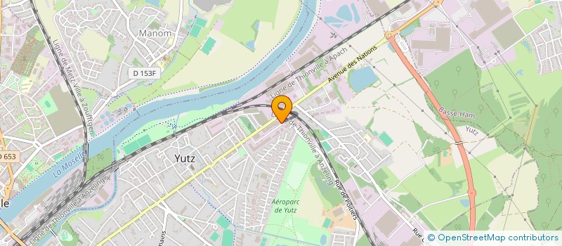 localisation de l'entreprise CPV  YUTZ