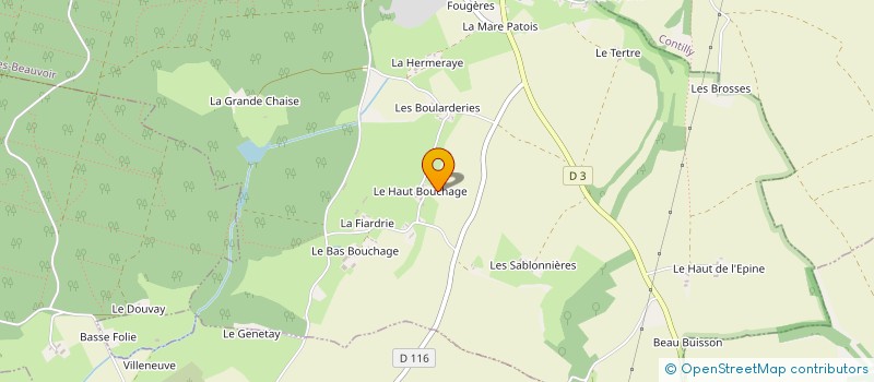 localisation de l'entreprise CPV INVEST  AILLIERES BEAUVOIR