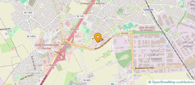 localisation de l'entreprise CPV OPTIQUE à LESQUIN