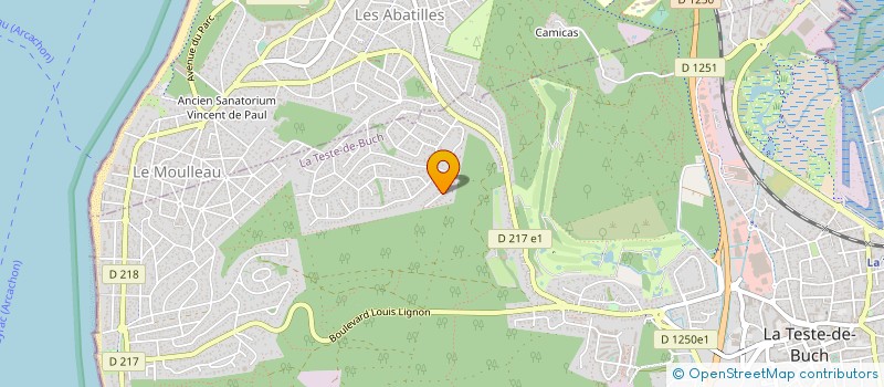 localisation de l'entreprise CPVE à LA TESTE-DE-BUCH
