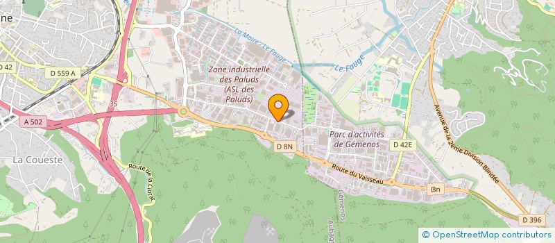localisation de l'entreprise CPW à AUBAGNE