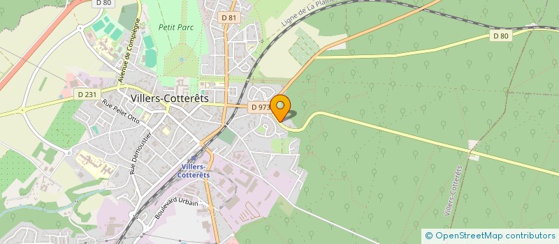localisation de l'entreprise CPW à VILLERS-COTTERETS