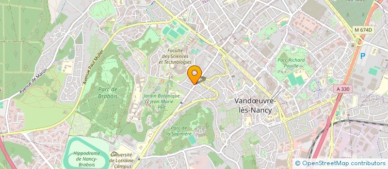 localisation de l'entreprise CPX CONSULTING  VANDUVRE-LES-NANCY