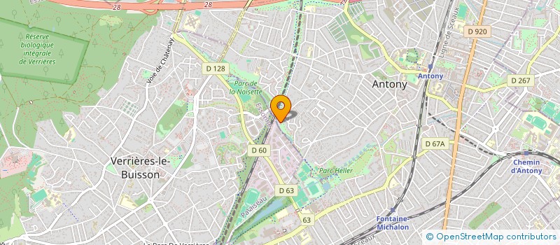 localisation de l'entreprise CPX CONSULTING à ANTONY