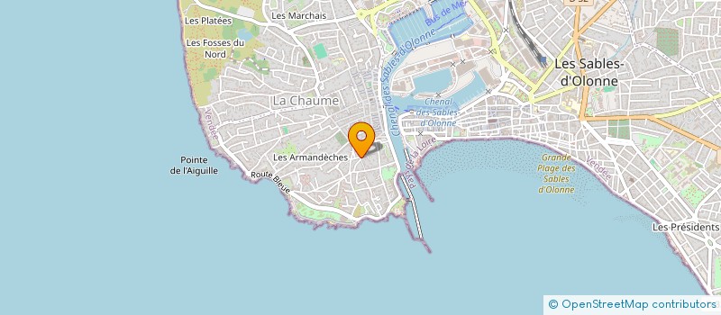 localisation de l'entreprise CPXM2B à LES SABLES D'OLONNE