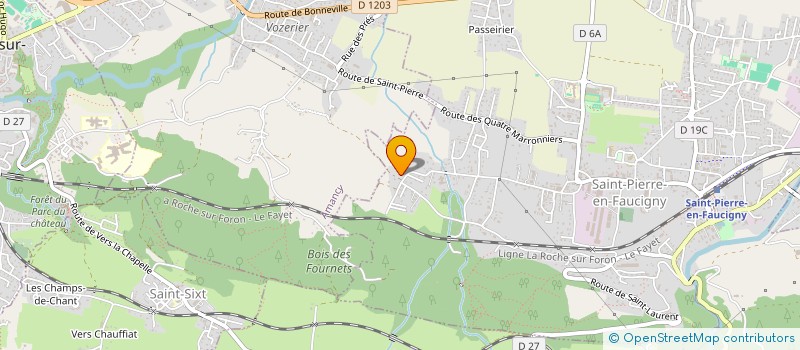 localisation de l'entreprise CQ CREATION  SAINT-PIERRE-EN-FAUCIGNY