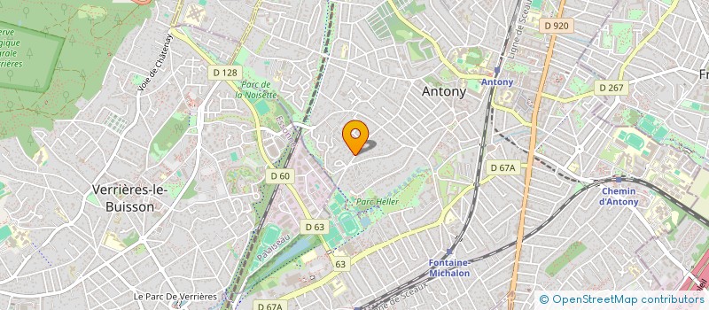 localisation de l'entreprise CQ FERMETURES à ANTONY