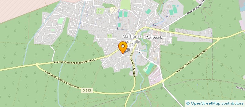 localisation de l'entreprise CQ2M  MARTIGNAS-SUR-JALLE