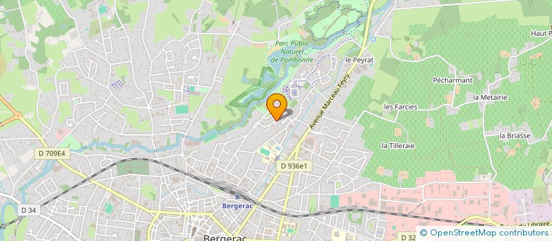 localisation de l'entreprise CQAL à BERGERAC