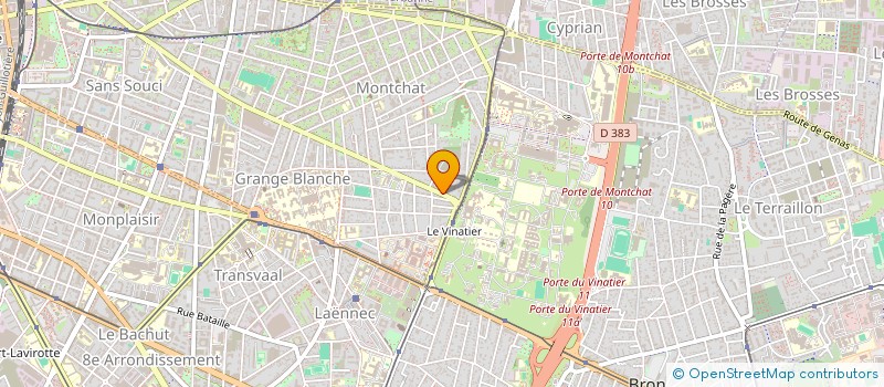 localisation de l'entreprise CQC  VILLEURBANNE