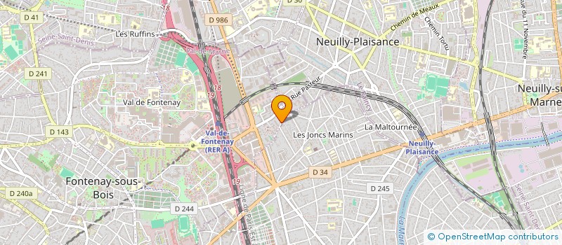 localisation de l'entreprise CQCM  LE PERREUX-SUR-MARNE