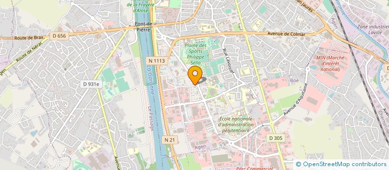 localisation de l'entreprise CQFD  AGEN