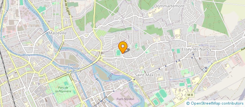 localisation de l'entreprise CQFD  SAINT-MAX