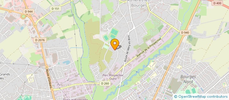 localisation de l'entreprise CQFD  BOURGES